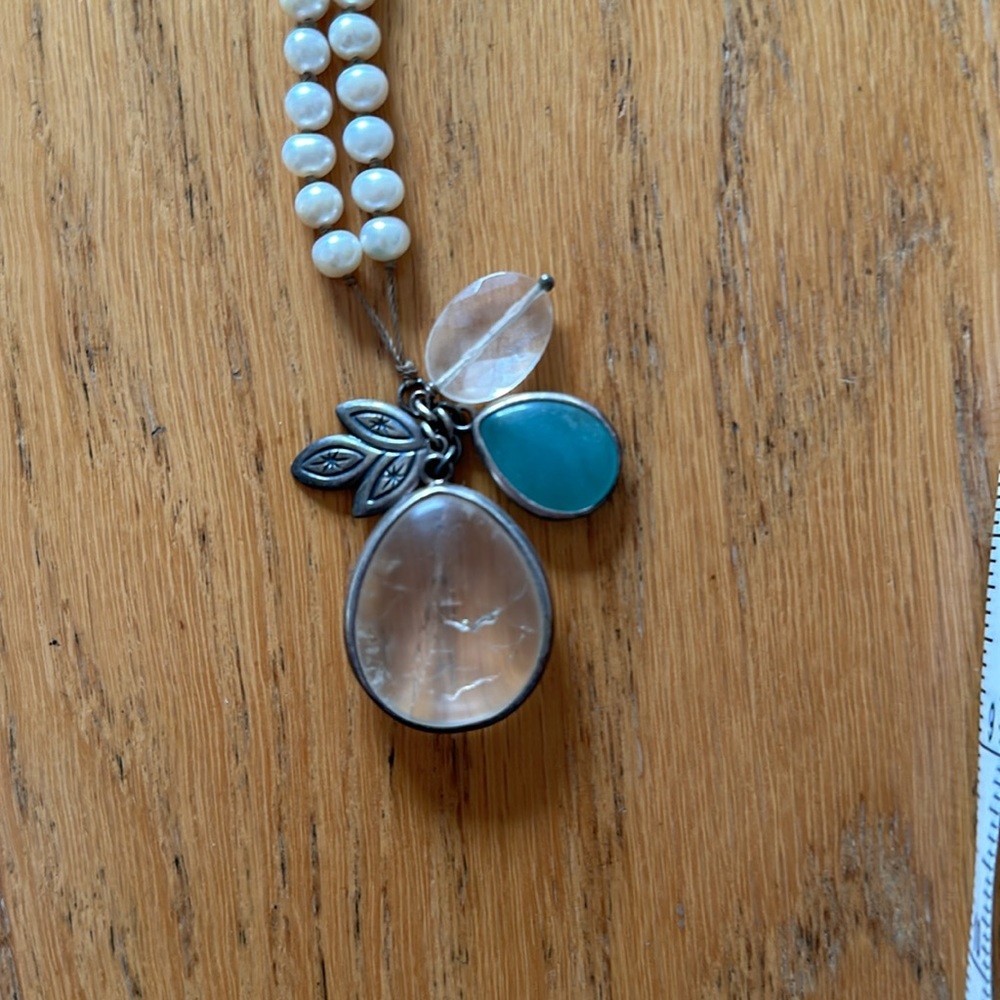 Silpada Pearl Necklace - Picture 1 of 4